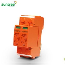 SUNTREE SUP2H6PV Protector de Descargas Atmosfericas Disenado Para Sistemas Fotovoltaicos Uso en Corriente Directa 600 Vcc 2 Polos.