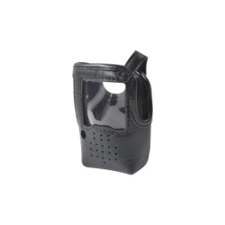 Syscom FSMIC-F52 Funda Reforzada de Piel con Resistentes Correas y Facil Acceso para Radios IC-F52/62.