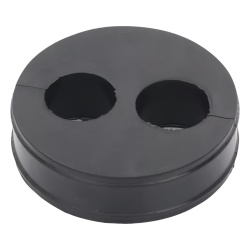 SYSCOM TOWERS CI-2-78 Inserto de Caucho de 4" Con Dos Orificios para Cable de 7/8 in