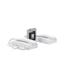 SYSCOM VIDEO KDP-602-A/D Kit de Audio Portero con 2 Auriculares y Frente de Calle