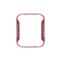 SYSTEM SENSOR BZR-SP Bisel para Sirenas Estrobos y Sirenas-Estrobos de Montaje en pared / Color Rojo / Texto en Espanol / Paquete con 5 Piezas