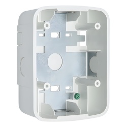 SYSTEM SENSOR SBB-SPW-L Caja de Montaje en Pared para Bocina y Bocina con Lampara Estroboscopica Color Blanco
