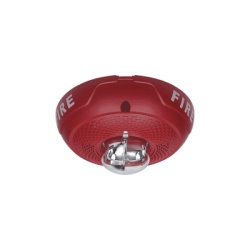 SYSTEM SENSOR SPS-CRL Bocina con lampara estroboscopica para montaje en techo candela seleccionable en campo compatible con SpectrAlert Advance Serie L