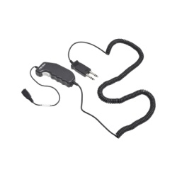 TELEX LC1500 Cable adaptador con PTT y desconexion rapida para diadema de despacho Telex
