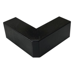 THORSMAN TMK-1720-EE-N Esquinero Exterior Color Negro de PVC Auto Axtinguible Para Canaleta TMK-1720-N-CC (5210-02003)