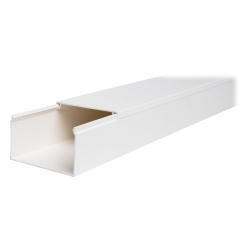 THORSMAN TMK-4577 Canaleta TMK-4577 en PVC Blanco Autoextinguible: Solucion Segura y Estetica para Entornos Interiores con Gran Capacidad de Resguardo de Cables Medidas : 45 mm x 77 mm x 2.5 m (5500-0