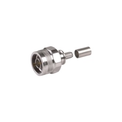 Times Microwave EZ-240-NM-HX Conector N Macho Plegable con Pin Cautivo para cables RG8X LMR240 9258.