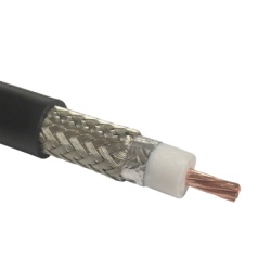 Times Microwave LMR400UF Cable Coaxial 50 Ohm tipo RG-8 Ultra Flexible Cobre Trenzado de Nucleo Cinta de Aluminio y Malla de Cobre Estanado para el Blindaje Velocidad de Propagacion de 83% Polietileno