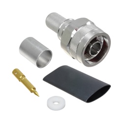 Times Microwave TC-400-NMH-X Conector N Macho Plegable Hex. con Pin Soldable para cables Tipo RG8