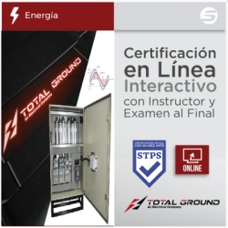 TOTAL GROUND EXPERTTG4VIRTUAL Certificacion Virtual en Fundamentos y Proyeccion para la correccion del factor de potencia (Valida Ante Secretaria del Trabajo)