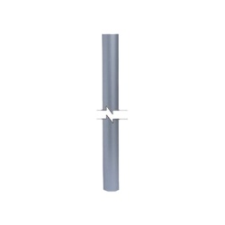 TOTAL GROUND MTG-06-INOX Mastil 6 metros 2" diametro Acero Inoxidable.