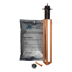 TOTAL GROUND TG-30AB Electrodo para corriente maxima de 30 Amp. con Filtro y Compuesto H2Ohm.