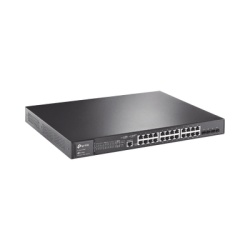 TP-LINK TL-SG3428MP Switch L2+ Omada PoE+ / 24 Puertos PoE+ 10/100/1000 Mbps / 4 Puertos SFP 1G / 2 Puertos Consola (RJ45 y microUSB) / Administracion Centralizada Omada o Stand-Alone / Multicast IGMP