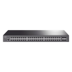 TP-LINK TL-SG3452X Switch Omada SDN Administrable / 48 puertos Gigabit y 4 puertos SFP+ / Funciones sFlow QinQ y QoS / Administracion centralizada OMADA