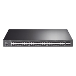 TP-LINK TL-SG3452XP Switch L2+ Omada PoE+ / 48 Puertos PoE+ 10/100/1000 Mbps / 4 Puertos SFP+ 10G / 2 Puertos Consola (RJ45 y microUSB) / Administracion Centralizada Omada o Stand-Alone / Multicast IG