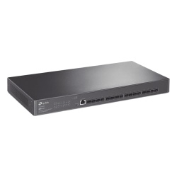 TP-LINK TL-SX3016F Switch Fibra Optica L2+ Omada / 16 Puertos SFP+ 10G / 2 Puertos Consola (RJ45 y micro-USB) / Administracion Centralizada Omada o Stand-Alone / Multicast IGMP / Calidad de Servicio /