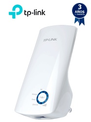TP-LINK TPL4220001 TP-LINK TL-WA850RE - Repetidor inalambrico universal de senal WiFi hasta 300Mbps en 2.4GHz con 2 antenas internas 1 puerto RJ45 modo extensor de rango y punto de acceso.