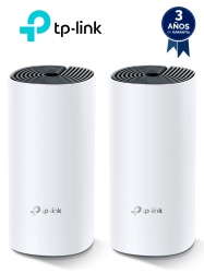 TP-LINK TPL4220011 TP-LINK Deco M4(2-pack) - Kit de 2 routers inalambricos MESH para interior y hogar de doble banda Wi-Fi 5 AC1200 Mbps con 2 puertos Gigabit WAN/LAN 2 antenas internas y administr
