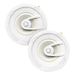 TRUAUDIO G72/PAR PAR de altavoces de 7 " | montaje de Techo | Diseno TruGrip | Instalacion Sin Herramientas | Woofer de Polipropileno Blanco con Quick Connect