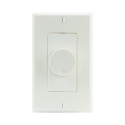 TRUAUDIO VCK-100-AIW Perilla de control de volumen | 100W | igualacion de impedancia | placa frontal de estilo decorativo | almendra/marfil/blanco incluida