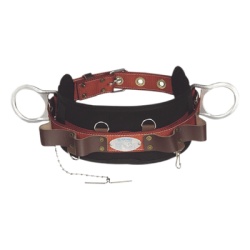 TULMEX 5271-48 Cinturon de Liniero de Lujo Fabricado en Poliester con 2 Anillos tipo D Talla 48.