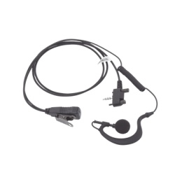 TX PRO TX-110N-V03 Microfono de solapa con audifono ajustable al oido para Radios VX-160/ VX-231/ VX- 180/ VX-210/ VX-400