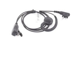 TX PRO TX-300M-M01 Micrófono de Solapa con Audífono / Cable Kevlar Reforzado / PTT Integrado / Clip Giratorio 360° / Compatible con Radios Motorola PRO/MAG ONE/EP Series - Img 4