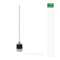 TX PRO TXAM5800132 Antena Móvil VHF / 132-174 MHz / Ganancia 3.0 dBi / 5/8 Wave / 147 cm (58 in) / Conector NMO