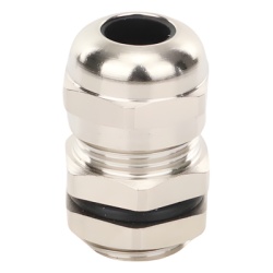 TX PRO TXG-BM-12X1.5 Conector Tipo Glándula / Ajustable 3-6.5 mm / Rosca M14 / IP68 / Latón Niquelado / -40℃ a 100℃ - Img 3