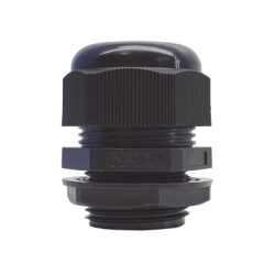 TX PRO TXG-PG-100NBK Conector Plastico Negro Tipo Glandula para Rosca NPT 1"