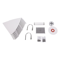 TX PRO TXP-D30-C5X Antena Direccional / 4.9 - 6.5 GHz / 30 dBi / Doble Polaridad 45° y 90° / Haz 5° / 2 ft (0.6 m) - Img 4