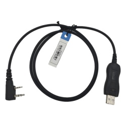 TXCP240K Cable de Programación USB / Conector 2 Pines 3.5mm/2.5mm / Longitud 1 m (3.3 ft) / Compatible Windows 98 a 11 / Radios Kenwood y TXPRO