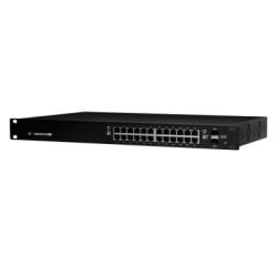 UBIQUITI ES-24-500W Switch EdgeMAX Administrable de 24 Puertos Gigabit con PoE+/PoE Pasivo 24V + 2 Puertos SFP 500 W