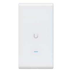 UBIQUITI U6-MESH-PRO Punto de Acceso Mesh Wi-Fi 6 / 2.4 y 5 GHz / 4 Flujos Espaciales / Cobertura 185 m (607 ft) / IPX6 / 2 Puertos GbE PoE / 250+ Dispositivos