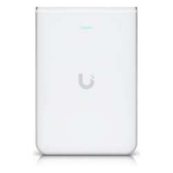 UBIQUITI U7-PRO-WALL Punto de Acceso Wi-Fi 7 / Tribanda 2.4/5/6 GHz / 10.688 Gbps / 6 Flujos Espaciales / 2.5 GbE / Cobertura 140 m (459.3 ft) / 300+ Clientes
