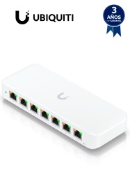 UBIQUITI UBI3720010 UBIQUITI USW-ULTRA-60W - Switch UniFi Ultra capa 2 de 7 puertos POE de salida y 1 puerto POE de entrada 52W totales Incluye adaptador de corriente alterna.