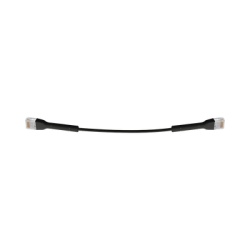 UBIQUITI UC-PATCH-RJ45-BK UniFi Ethernet Patch Cable Cat6 de 22 cm (8.66 pulgadas) Color Negro