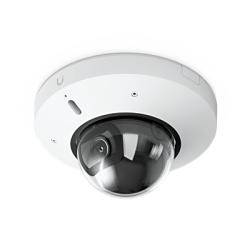 UBIQUITI UVC-G6-MINI-DOME-W Cámara IP Mini Domo / 4K 8 Megapixel / Visión Nocturna IR 20 m (65.6 ft) / Audio Bidireccional / IK08 / IP66 / PoE+