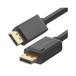 UGREEN 10212 Cable DisplayPort 1.2 Macho a Macho | Longitud 3 Metros (9.84 Pies) | Version DP1.2 | Soporta 4K@60Hz; 2K@144Hz | Soporta 3D | Color Profundo de 8 y 10 Bits | Blindaje Interno Multiple |