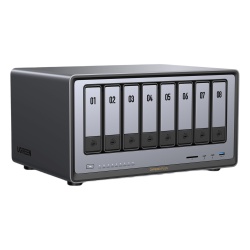 UGREEN 35126B NAS UGREEN NASync DXP8800 Plus / Intel Core i5-1235U 10 Nucleos / 8 Bahias SATA + 2 M.2 NVMe / 2 Puertos 10GbE / Thunderbolt 4 / HDMI 8K / DDR5 Expandible 64GB / PCIe 4.0 x4 - Img 3