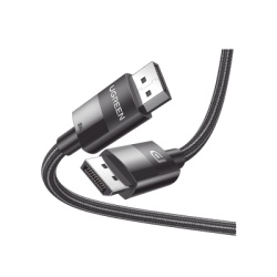 UGREEN 80392 Cable DisplayPort 1.4 | Longitud 2 Metros (6.56 Pies) | Version DP1.4 | 8K 7680x4320 a 60 Hz | Soporta 3D | HDR | Blindaje Interno Multiple | Nylon Trenzado | Soporta 32.4Gbps