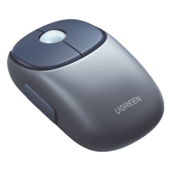 UGREEN 90538 Mouse Inalambrico FUN | Recargable| 2.4G & Bluetooth | 4 Niveles de DPI | Silencioso | Ergonomico | 5 Botones | Compatible con Windows macOS 10.5 Android iOS Linux y Chrome OS | Color Azu