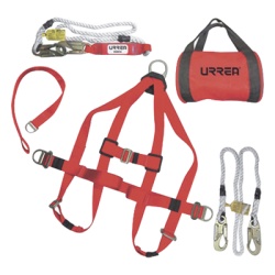 URREA SYS-USA02A Juego de arnes de posicionamiento talla 36-40 juego con 5 piezas