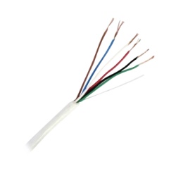 VIAKON 92-62 Bobina de Cable de 152 Metros (500 Pies) de 6 x 20 AWG / Blindado / Color Blanco / Aplicaciones en Control de Acceso Audio e Instrumentacion
