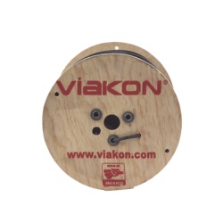 VIAKON 9601 Cable Coaxial RG6 305 Metros (1000 Pies) RG6 Malla 96% Hecho en Mexico / Intemperie