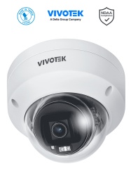 VIVOTEK VIV0040041 VIVOTEK FD9380-HV-V2 - Camara IP domo exterior 5 MP H.265 lente fijo 2.8mm Smart IR 30m WDR Pro IA Smart Search ciberseguridad Trend Micro Ranura MicroSD proteccion IP66/IK