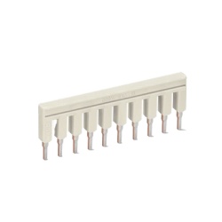 WAGO 2002-410 Puente Electrico / 10 Polos / Aislado / 25 A / 800 V / Gris Claro / Material Cobre Electrolitico / Reduccion de Seccion