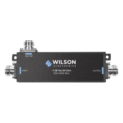WilsonPRO / weBoost 859-120 Separador TAP -7 dB con rango de frecuencia de 575 a 6000 MHz. Ideal para separar la antenas a diferentes longitudes de cable coaxial. 50 Ohm con conectores N Hembra.