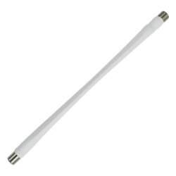 WilsonPRO / weBoost 951182 Jumper Coaxial Delgado Color Blanco de 25.4 Centimetros (10 Pulgadas) de Longitud y Conectores F Hembra en Ambos Extremos. 75 Ohm de Impedancia.