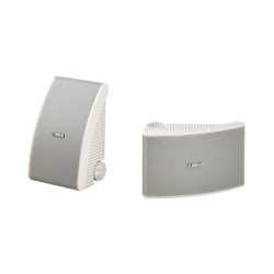 YAMAHA NSAW392W Altavoz de Montaje en Superficie de 2 vias | Woofer 5.25 in | Tweeter 1 in | Media Intemperie | 6 ohms | Par | Color Blanco